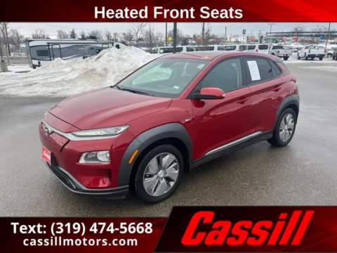 Red 2020 Hyundai Kona Electric Limited for sale in Cedar Rapids, IA