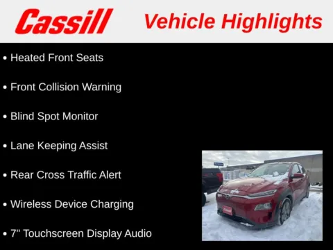 Another view of 2020 Hyundai Kona Electric Limited for sale in Cedar Rapids, IA at Cassill Motors