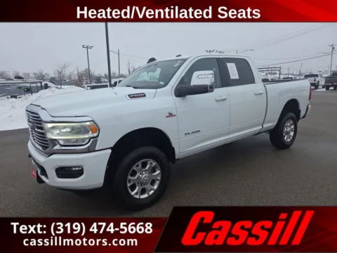 White 2023 Ram 2500 Laramie for sale in Cedar Rapids, IA