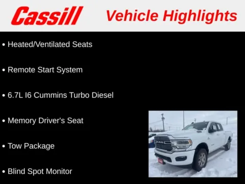 Another view of 2023 Ram 2500 Laramie for sale in Cedar Rapids, IA at Cassill Motors