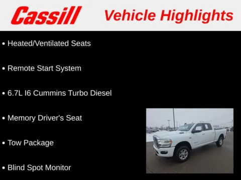 Another view of 2023 Ram 2500 Laramie for sale in Cedar Rapids, IA at Cassill Motors