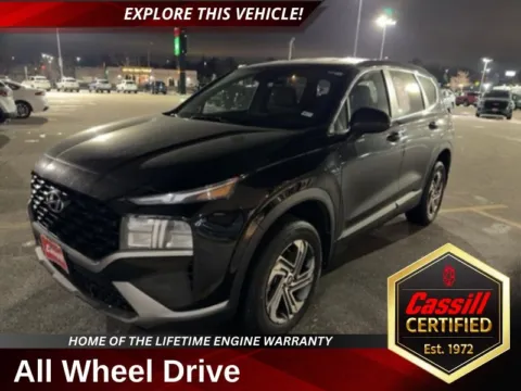 Black 2023 Hyundai Santa Fe SE for sale in Cedar Rapids, IA