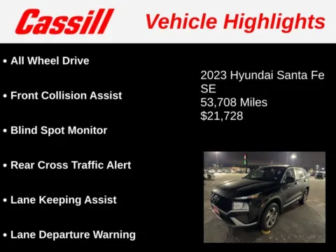 More photos of 2023 Hyundai Santa Fe SE at Cassill Motors, IA