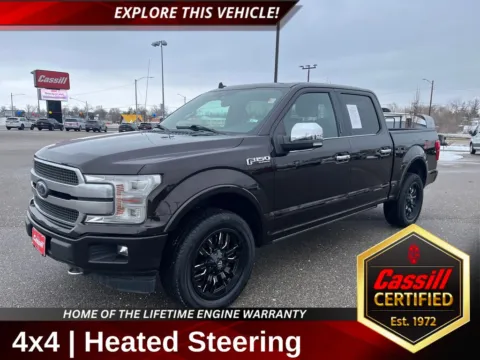 Red 2018 Ford F-150 Platinum for sale in Cedar Rapids, IA