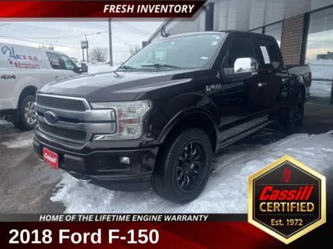 Red 2018 Ford F-150 Platinum for sale in Cedar Rapids, IA