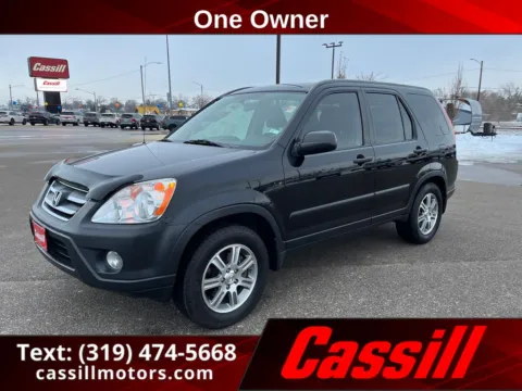 Black 2006 Honda CR-V LX for sale in Cedar Rapids, IA
