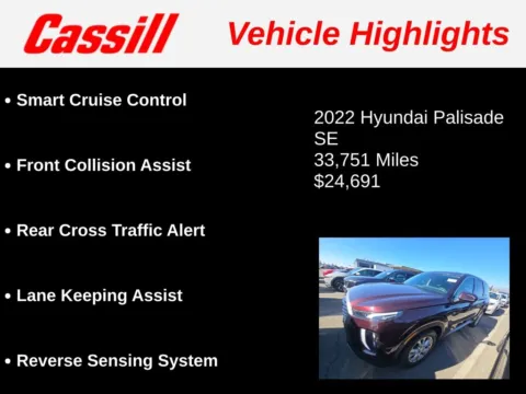 Another view of 2022 Hyundai Palisade SE for sale in Cedar Rapids, IA at Cassill Motors