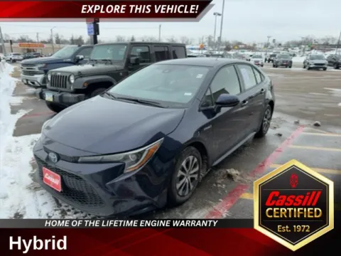 Blue 2020 Toyota Corolla Hybrid LE for sale in Cedar Rapids, IA