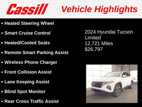 Another view of 2024 Hyundai Tucson Limited for sale in Cedar Rapids, IA at Cassill Motors