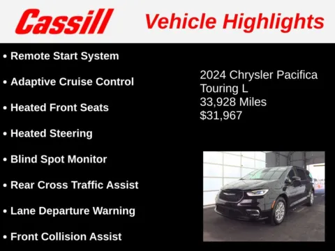 Another view of 2024 Chrysler Pacifica Touring L for sale in Cedar Rapids, IA at Cassill Motors