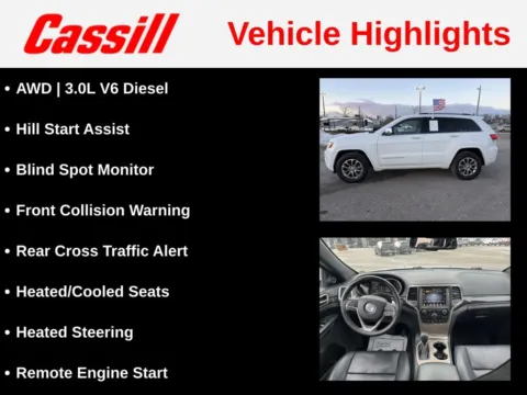 More photos of 2016 Jeep Grand Cherokee Overland at Cassill Motors, IA