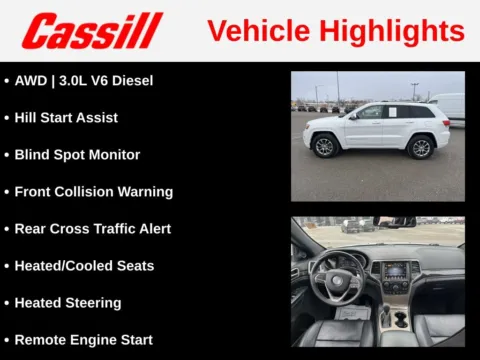 More photos of 2016 Jeep Grand Cherokee Overland at Cassill Motors, IA