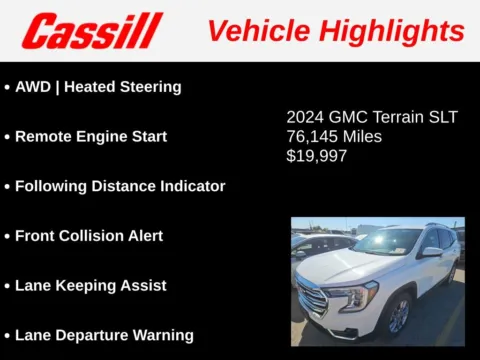 Another view of 2024 GMC Terrain SLT for sale in Cedar Rapids, IA at Cassill Motors