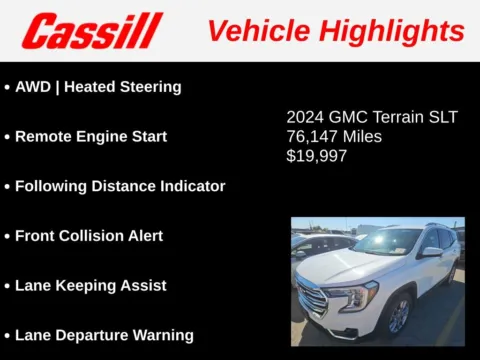 Another view of 2024 GMC Terrain SLT for sale in Cedar Rapids, IA at Cassill Motors