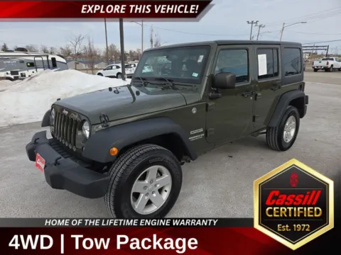 Green 2016 Jeep Wrangler Unlimited Sport for sale in Cedar Rapids, IA