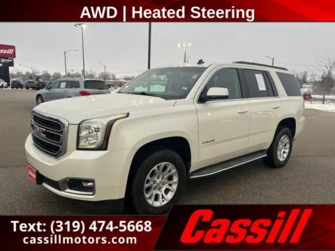 White 2015 GMC Yukon SLT for sale in Cedar Rapids, IA