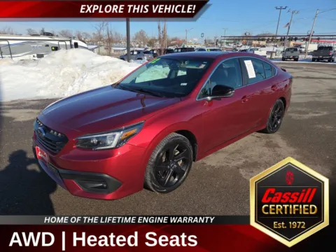 Red 2022 Subaru Legacy 2.5i Sport for sale in Cedar Rapids, IA