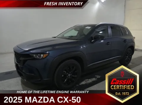Blue 2025 Mazda CX-50 2.5 S Premium Package for sale in Cedar Rapids, IA