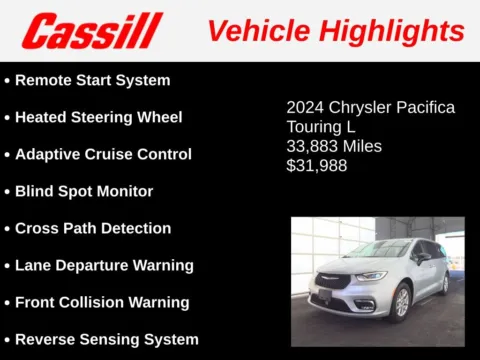 Another view of 2024 Chrysler Pacifica Touring L for sale in Cedar Rapids, IA at Cassill Motors