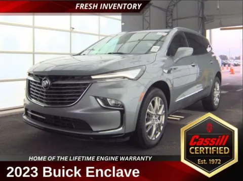 Gray 2023 Buick Enclave Essence for sale in Cedar Rapids, IA