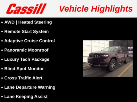 Another view of 2024 Jeep Grand Cherokee L Limited for sale in Cedar Rapids, IA at Cassill Motors