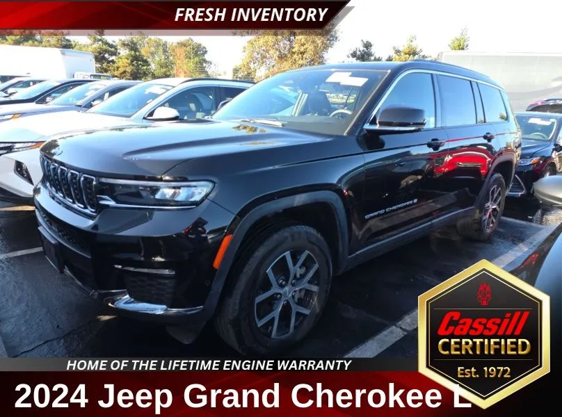 Black 2024 Jeep Grand Cherokee L Limited for sale in Cedar Rapids, IA