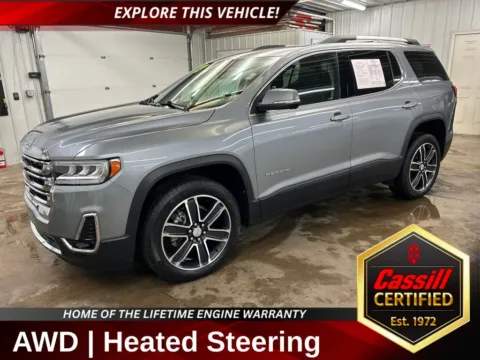 Gray 2023 GMC Acadia SLT for sale in Cedar Rapids, IA