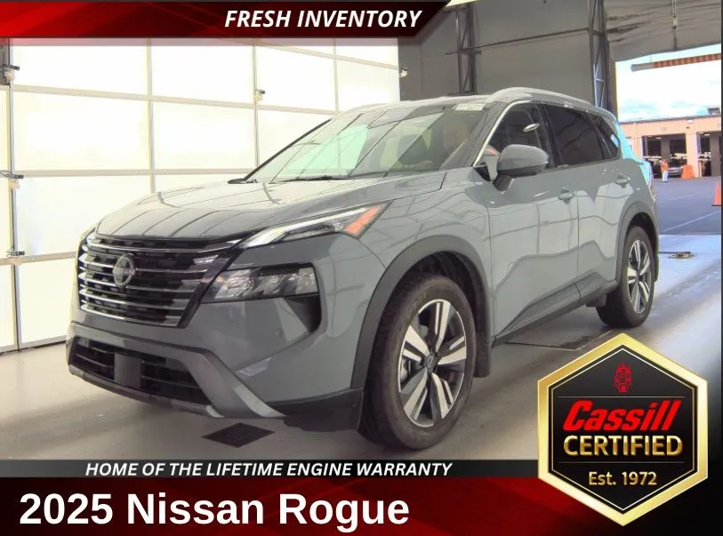 Gray 2025 Nissan Rogue SL for sale in Cedar Rapids, IA