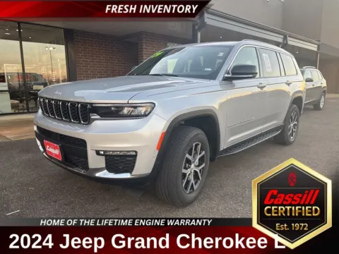 Silver 2024 Jeep Grand Cherokee L Limited for sale in Cedar Rapids, IA