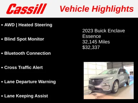 Another view of 2023 Buick Enclave Essence for sale in Cedar Rapids, IA at Cassill Motors