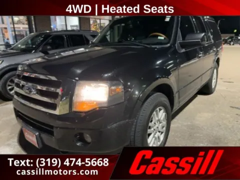 Black 2014 Ford Expedition Limited for sale in Cedar Rapids, IA