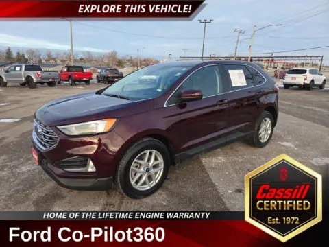 Red 2022 Ford Edge SEL for sale in Cedar Rapids, IA