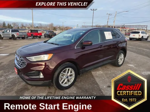 Red 2022 Ford Edge SEL for sale in Cedar Rapids, IA