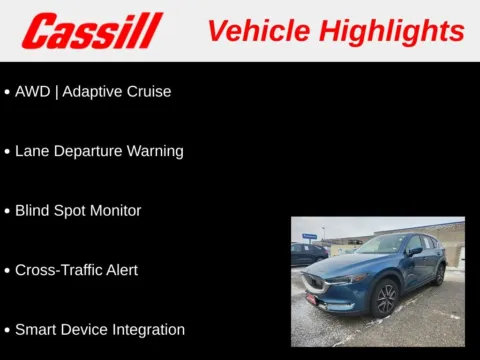 Another view of 2017 Mazda CX-5 Grand Touring for sale in Cedar Rapids, IA at Cassill Motors