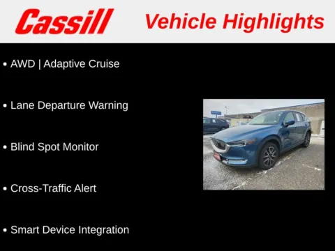 Another view of 2017 Mazda CX-5 Grand Touring for sale in Cedar Rapids, IA at Cassill Motors