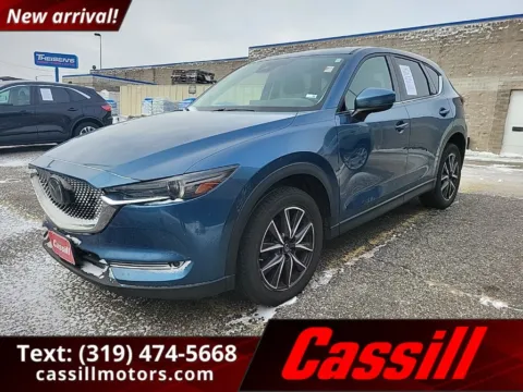 Blue 2017 Mazda CX-5 Grand Touring for sale in Cedar Rapids, IA