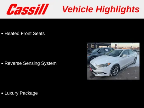 Photos of 2017 Ford Fusion SE for sale in Cedar Rapids, IA at Cassill Motors