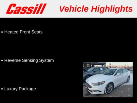 Photos of 2017 Ford Fusion SE for sale in Cedar Rapids, IA at Cassill Motors