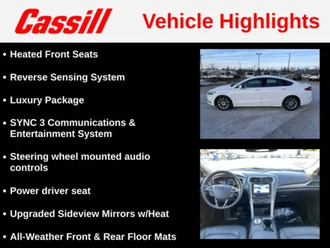 More photos of 2017 Ford Fusion SE at Cassill Motors, IA