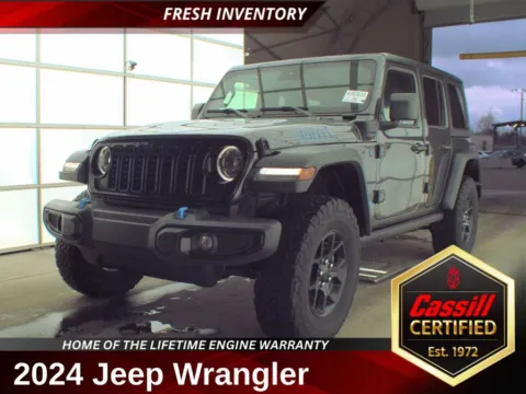 Gray 2024 Jeep Wrangler Willys 4xe for sale in Cedar Rapids, IA