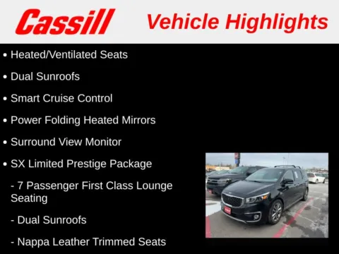 Photos of 2018 Kia Sedona SX Limited for sale in Cedar Rapids, IA at Cassill Motors