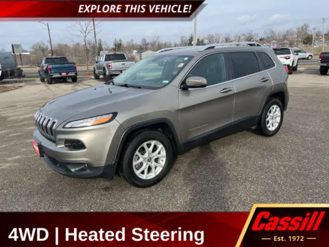 Brown 2016 Jeep Cherokee Latitude for sale in Cedar Rapids, IA