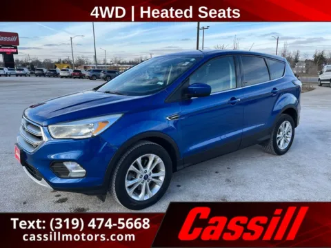 Blue 2017 Ford Escape SE for sale in Cedar Rapids, IA