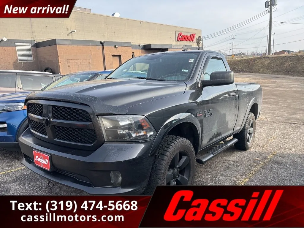 Black 2016 Ram 1500 Express for sale in Cedar Rapids, IA