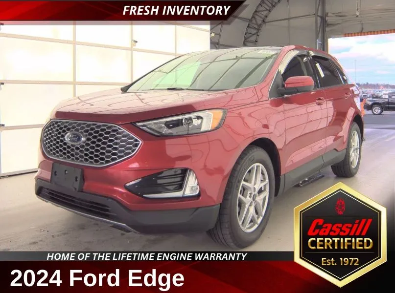 Red 2024 Ford Edge SEL for sale in Cedar Rapids, IA