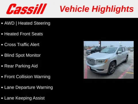 Photos of 2017 GMC Acadia Denali for sale in Cedar Rapids, IA at Cassill Motors