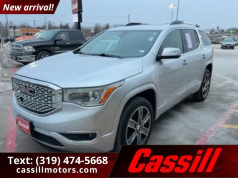 Silver 2017 GMC Acadia Denali for sale in Cedar Rapids, IA