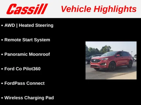 Another view of 2024 Ford Edge ST Line for sale in Cedar Rapids, IA at Cassill Motors