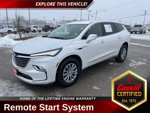 White 2023 Buick Enclave Essence for sale in Cedar Rapids, IA