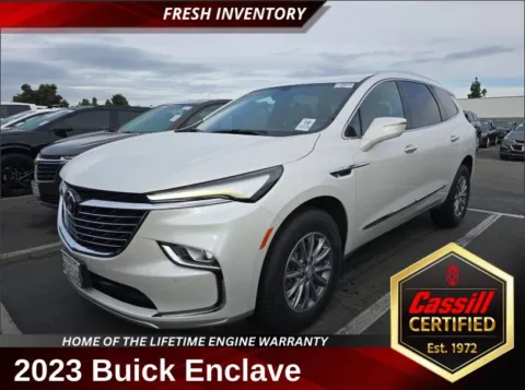 White 2023 Buick Enclave Essence for sale in Cedar Rapids, IA